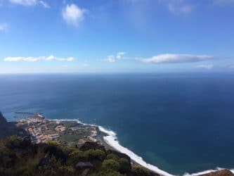 Der erste Aufstieg der Etappe auf La Gomera