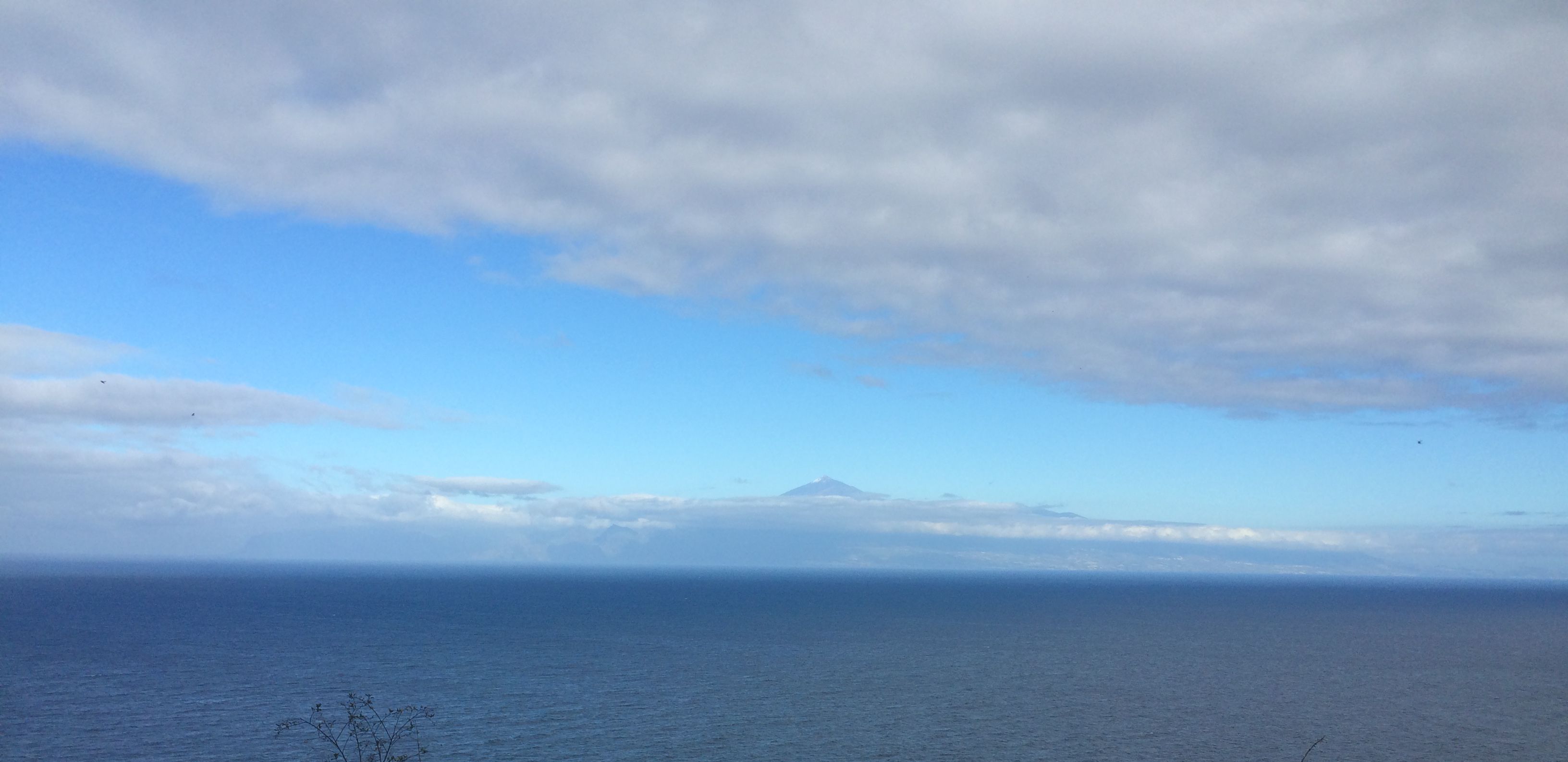 Den Teide, Teneriffa, sieht man stets - auf dem Weg nach Hermigua