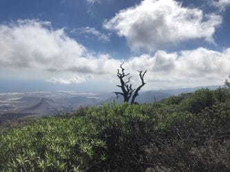 Aussicht auf der ersten Etappe