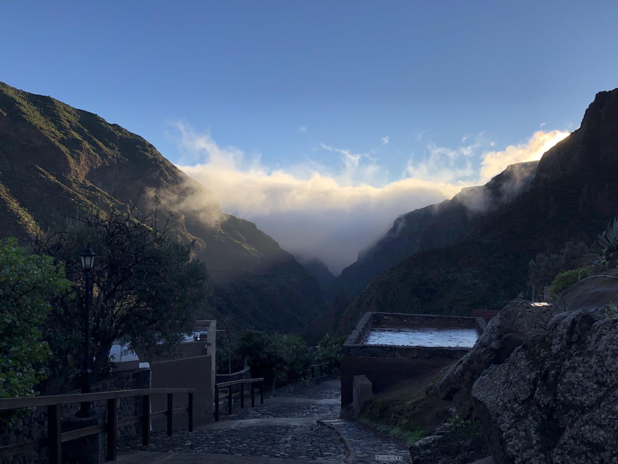 Schlucht in Gran Canaria auf dem weg nach San Bartolomé