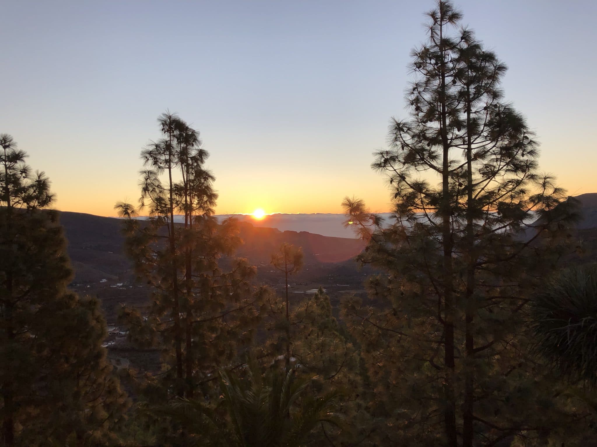 Sonnenaufgang in Tejeda