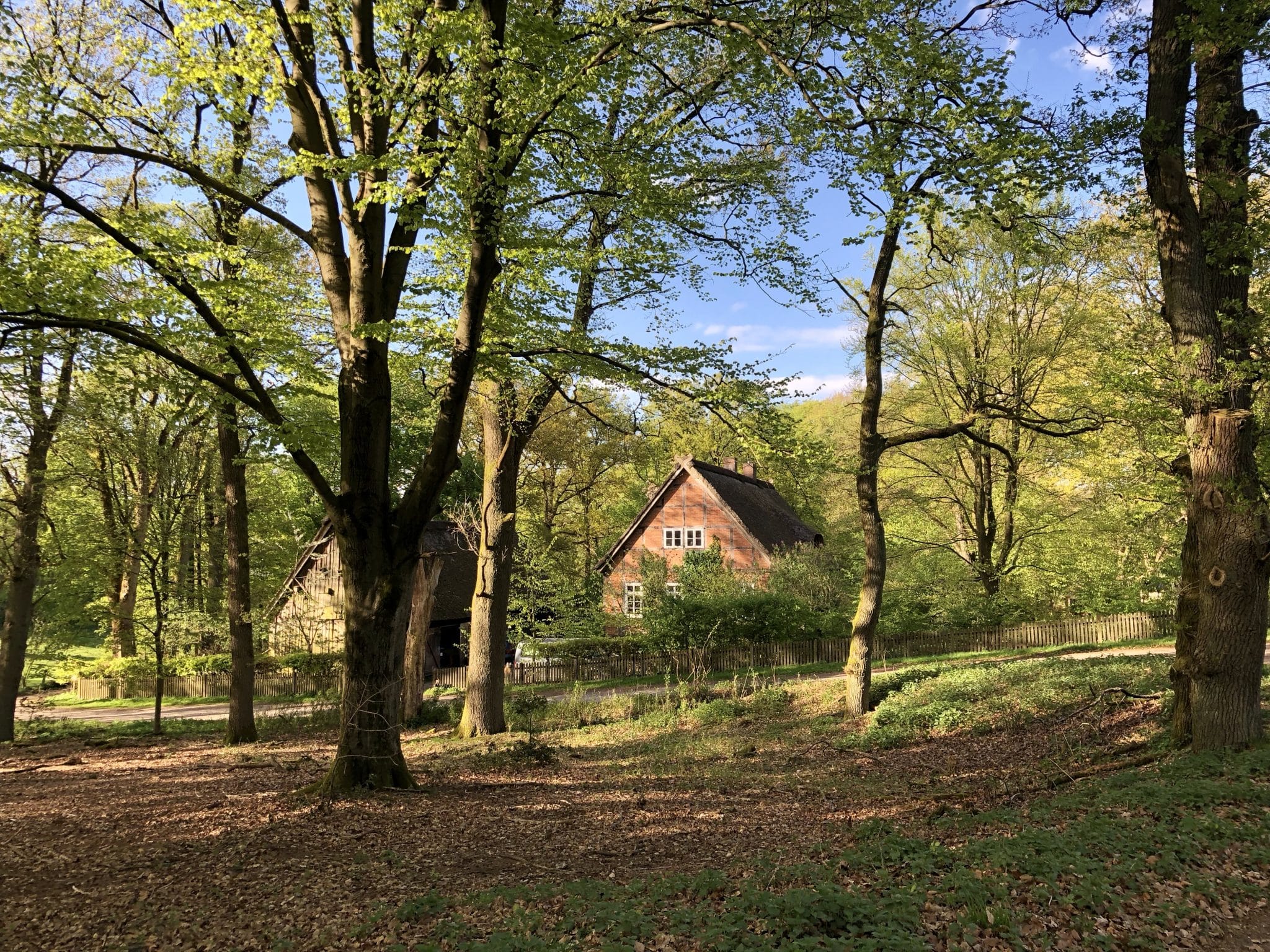 Fachwerkhäuschen auf dem Heidschnuckenweg
