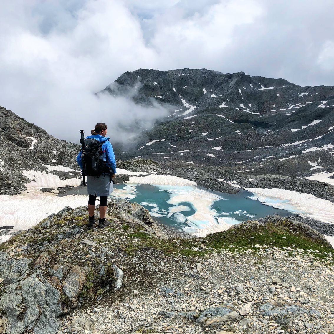 Eisjöchl, Pass am Meraner Höhenweg