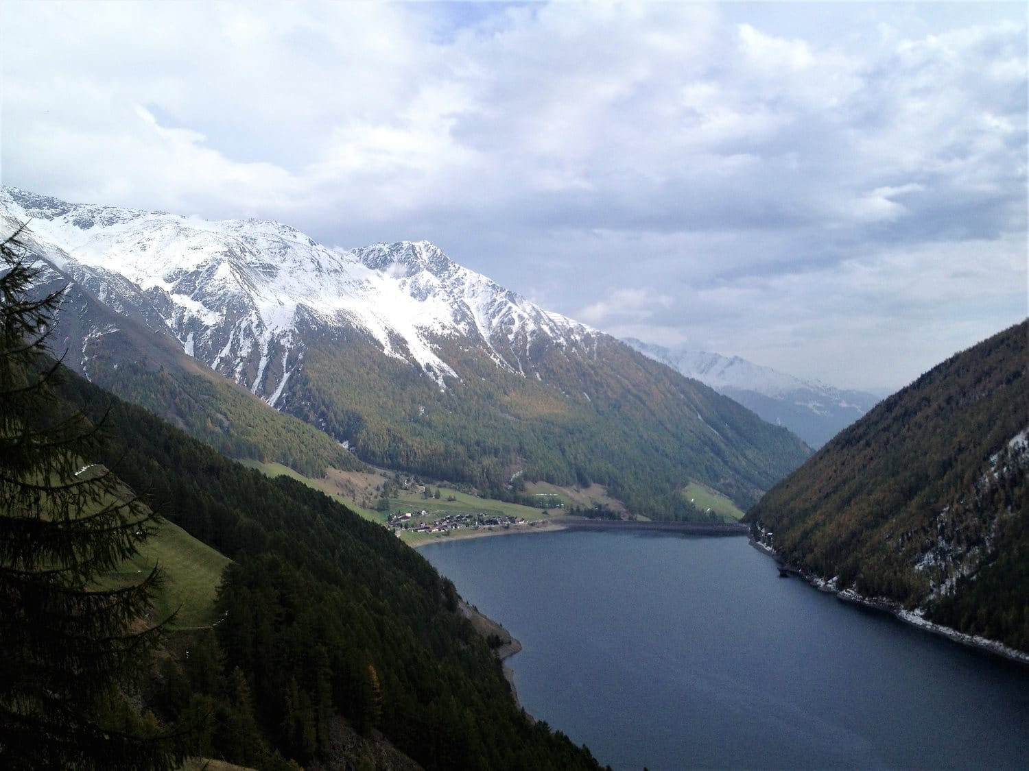 Blick auf den Vernagt Stausee