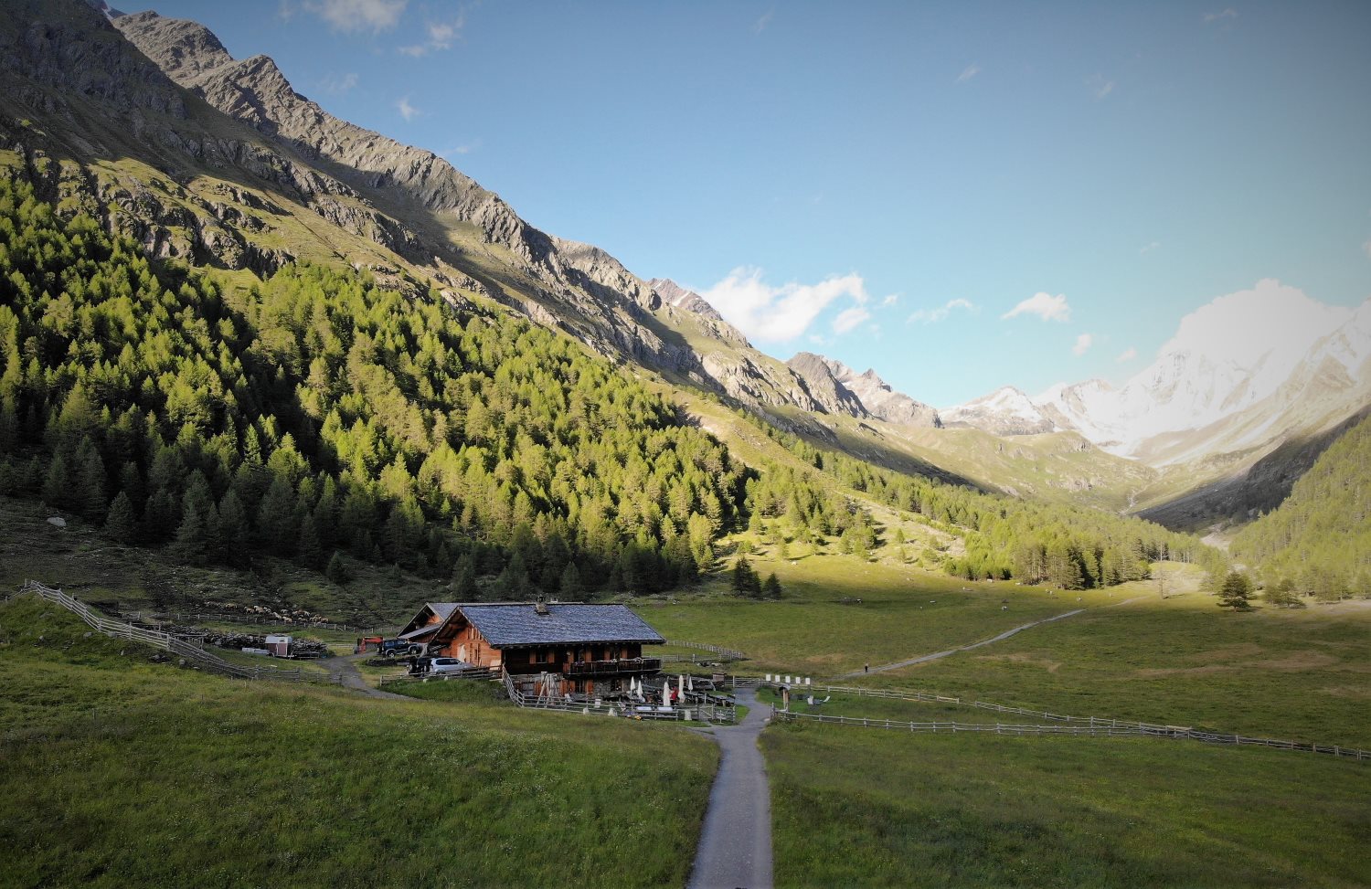 Schönstes Bergpanorama im Meraner Land