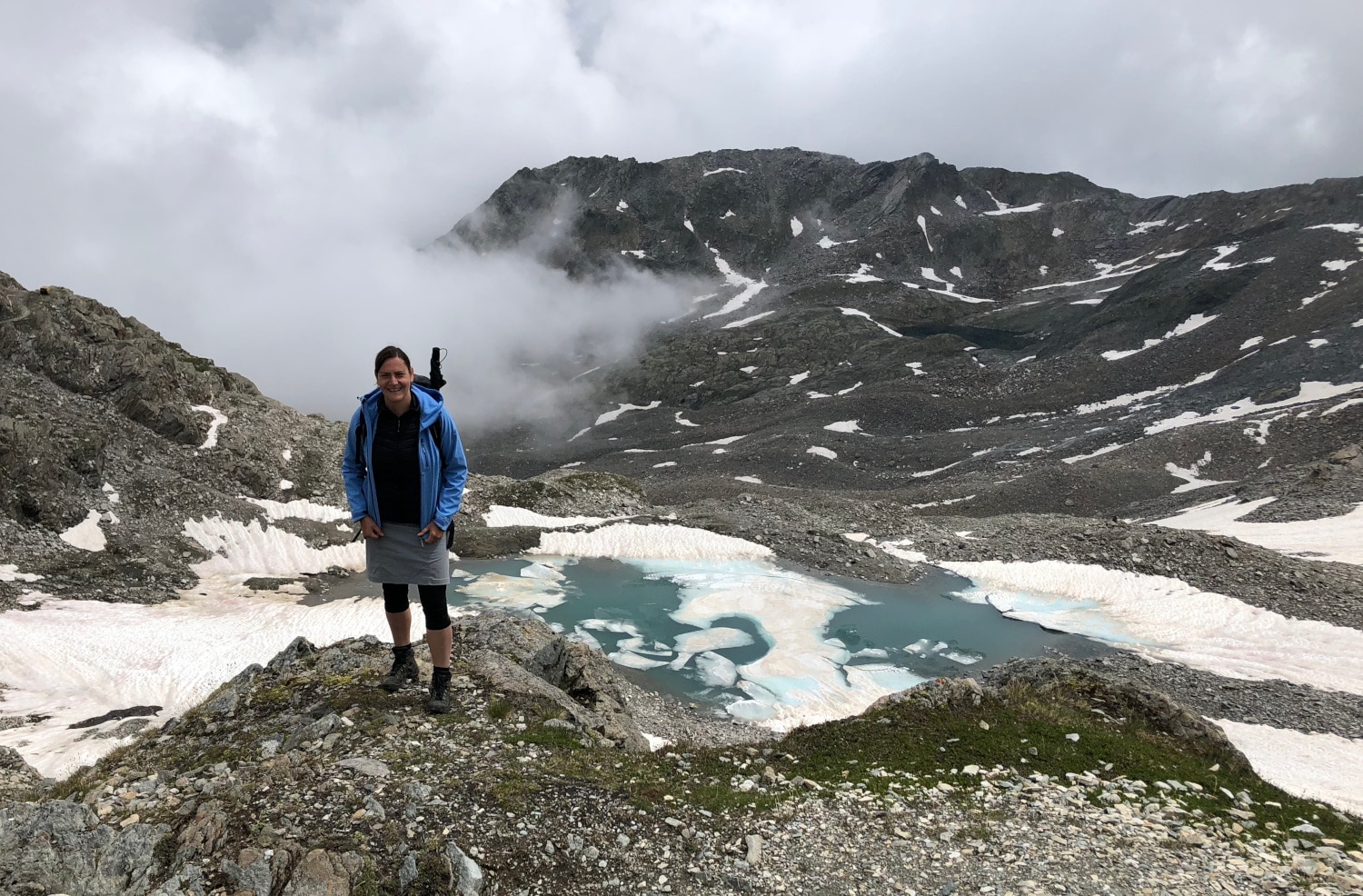 Wandern in den Alpen 