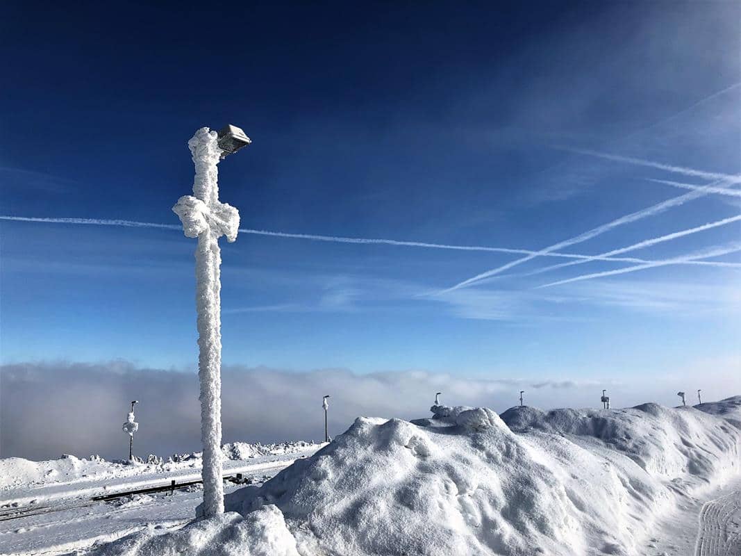 Im Winter auf dem Brocken