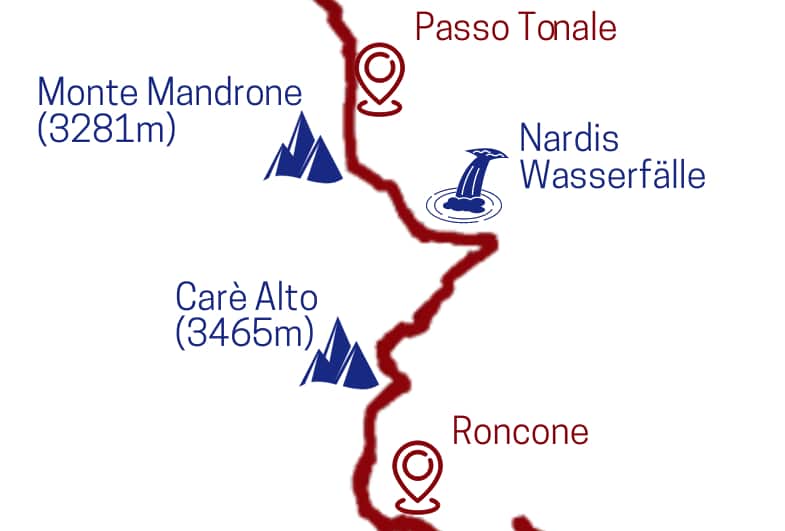 2. Teilstrecke Sentiero della Pace