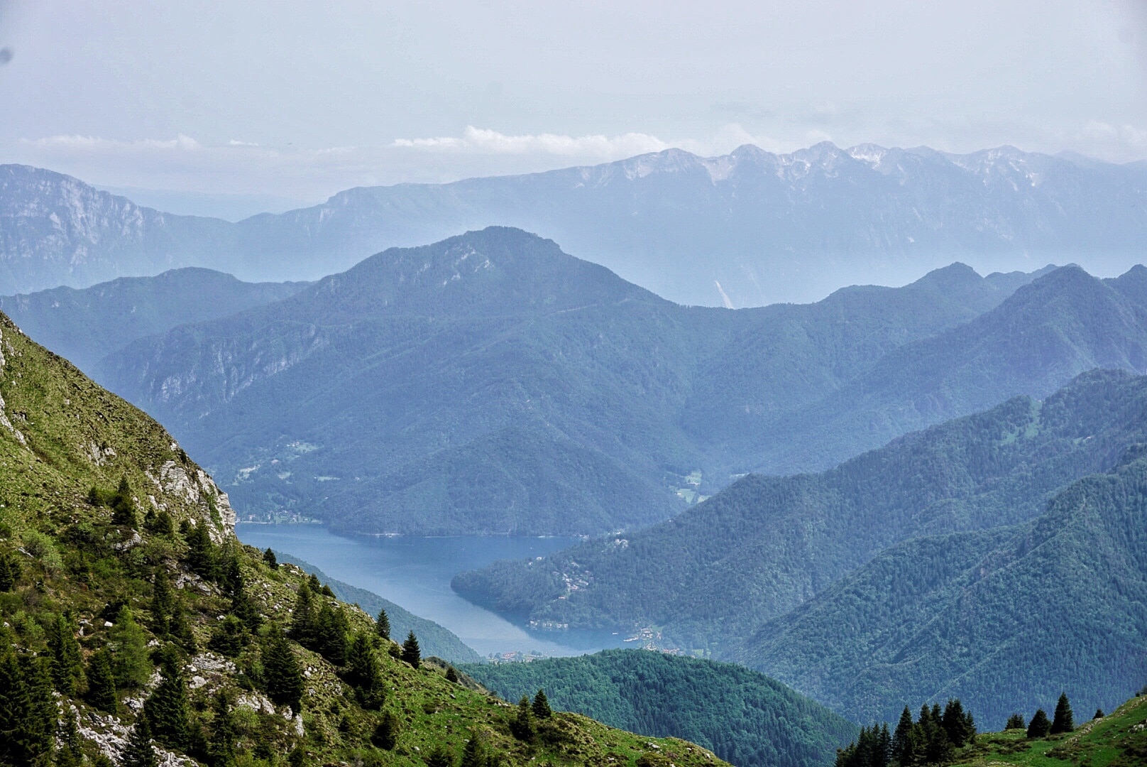 Aussicht beim Fernwandern 