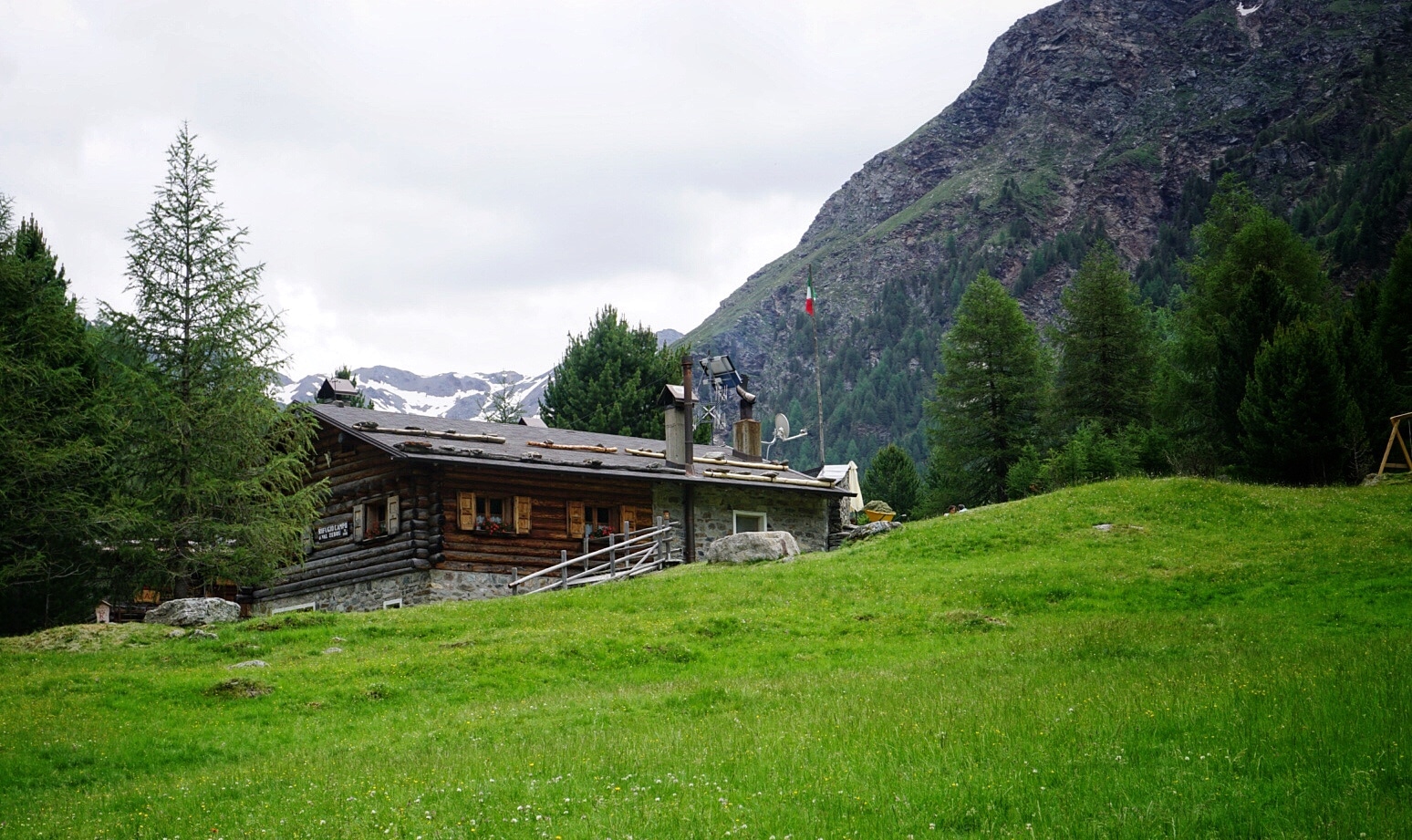 Hütten in den Alpen Rifugio Campo