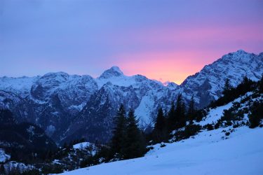 Alpen Sonnenuntergang