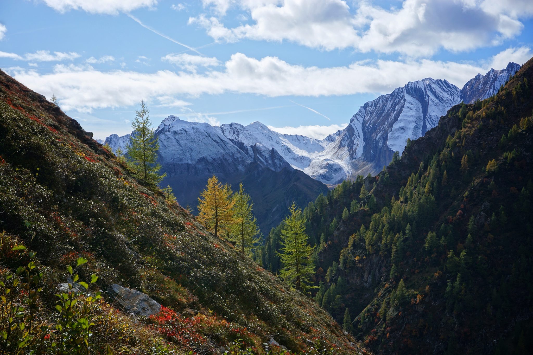 Wandern zum Eisbruggsee Herbst