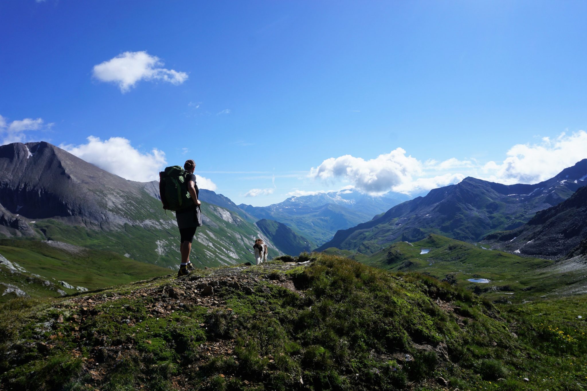 Wandern in den Alpen 