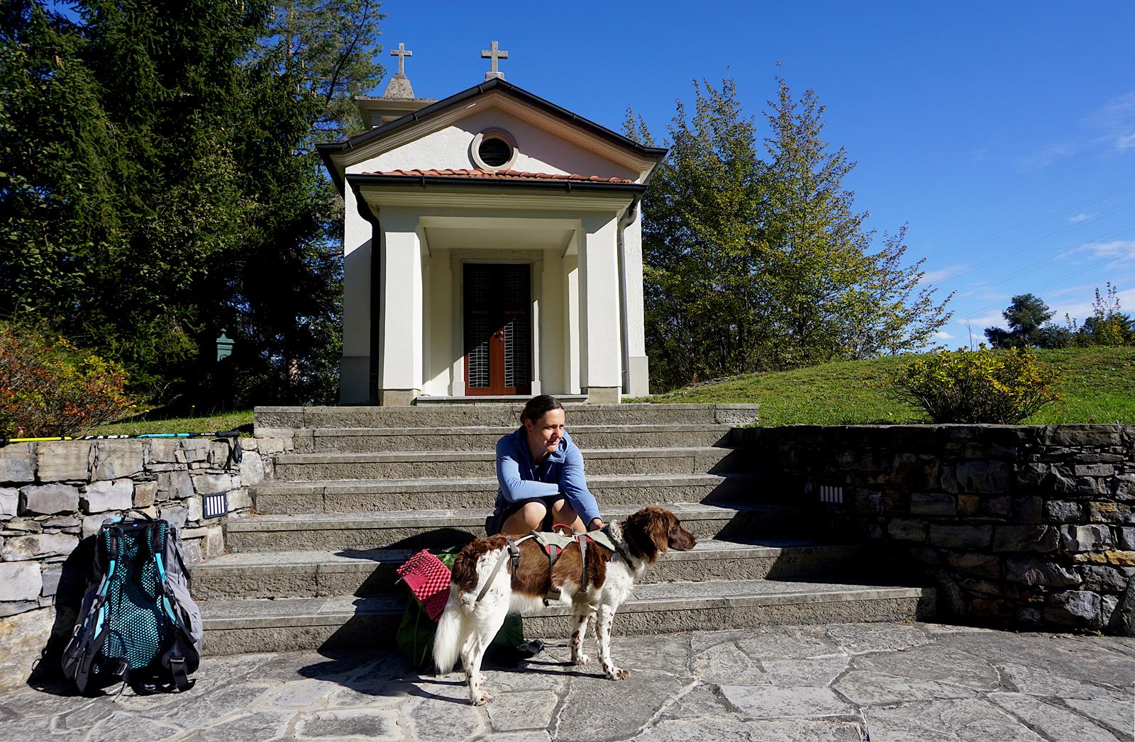 Wandenr mit Hund