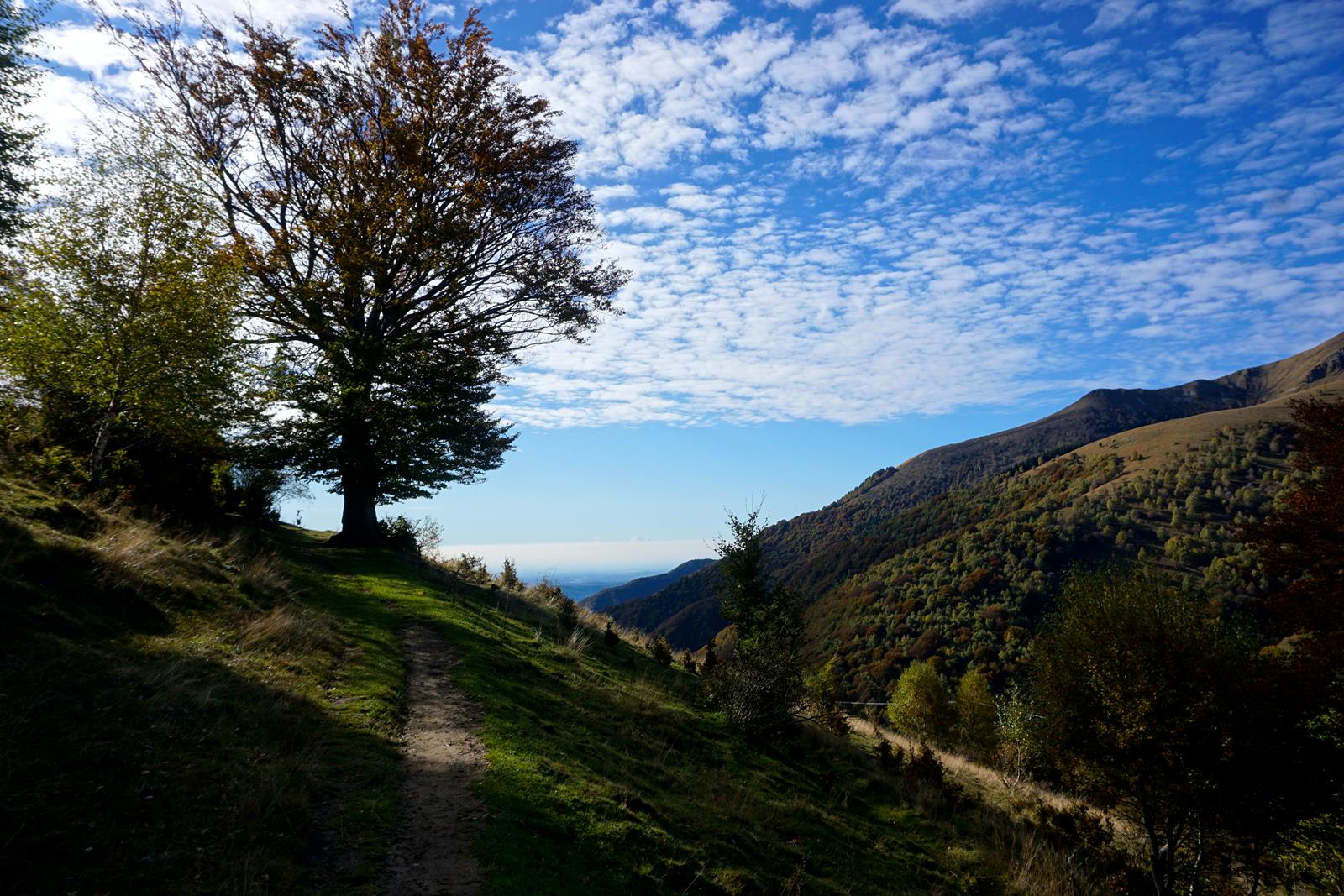 Fernwandern im Herbst 