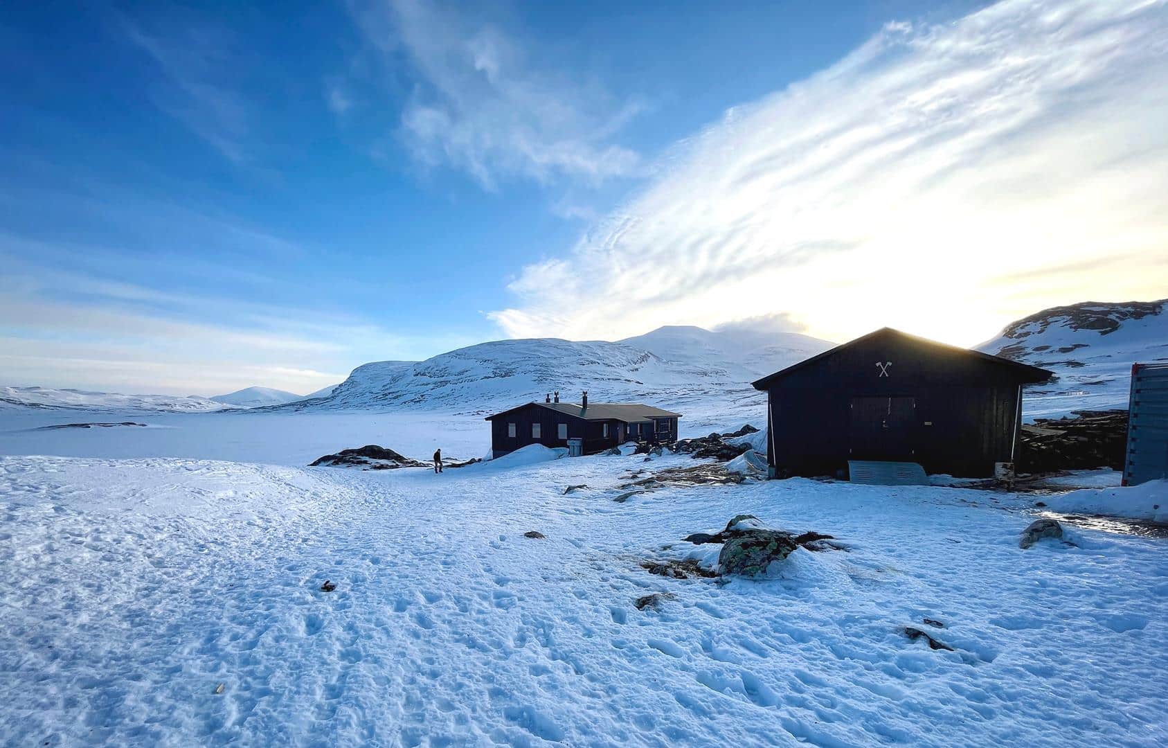 Kungsleden im Winter 
